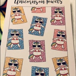 NWT•Kids Unicorn on beach towel, beach towel😆🦄
